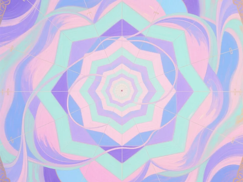 Composizione astratta tipo radar per la Mappa personale