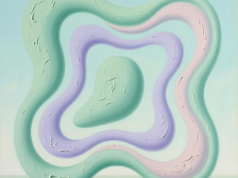 Composizione armoniosa astratta che rappresenta l'attaccamento sicuro